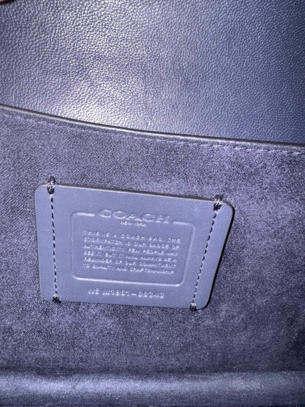 Coach Camille blue crossbody bag NWOT - Picture 8 of 11